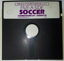 Commodore 64 Five-A-Side Soccer Mastertronic C64 5.25&quot; floppy disk 1985 - $7.91