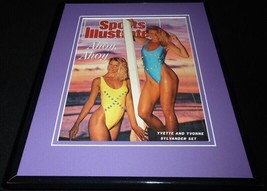 Yvette and Yvonne Sylvander 1989 Swimsuit Framed 11x14 Photo Display - $34.64
