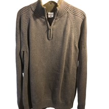 Columbia Men’s XL Dark Gray Long Sleeve 1/4 Zip Pullover Cotton Sweater - $19.80