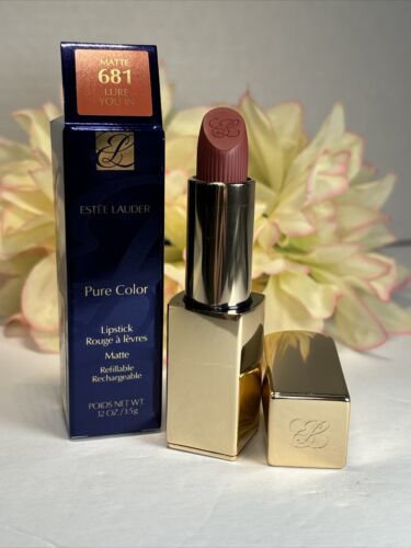 Primary image for Estee Lauder Pure Color Lipstick Matte Refillable - 681 Lure You In - FS NIB