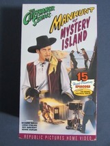 THE CLIFFHANGER SERIALS MANHUNT OF MYSTERY ISLAND VHS 2 VIDEO TAPE SET V... - £7.64 GBP