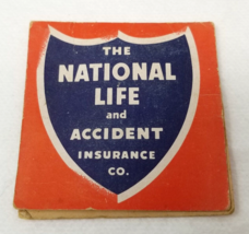 The National Life and Accident Insurance Co. Sewing Needle Pack Shield Vtg - £7.55 GBP