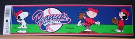 Peanuts BASEBALL Snoopy Lucy bumper stickers - LOT OF 17 Wincraft DISCON... - $20.00