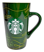 Starbucks Green Tall Holiday Christmas 2020 Logo 16oz Coffee Tea Mug Cup - $18.48