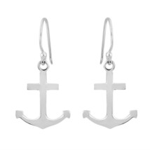 Anchor of Hope Sterling Silver Dangle Earrings - £11.86 GBP