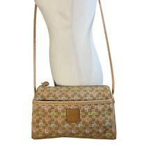 Liz Claiborne Y2K Pastels Tan Crossbody Bag Purse Zipper Closure Pocket ... - $428.53 MXN