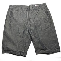 Men&#39;s Shorts Izod classic flat front shorts for men gray 36 - $9.50