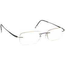 Silhouette Eyeglasses 7710 40 6055 Gunmetal Rimless Frame Austria 53[]19... - £78.62 GBP