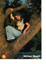 Britney Spears teen magazine pinup clipping up in a giant tree Superteen... - $3.50