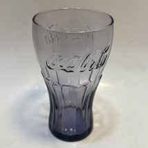 Vintage- Purple Coca- Cola Glass Classic Design Script Logo 17.2 oz - $169.09 MXN