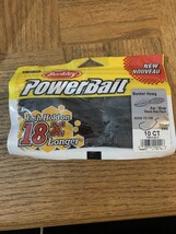 Berkley Power Bait Bunker Hawg Black Red Fleck - $9.85