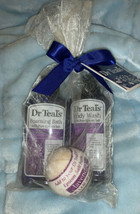 Dr. Teal&#39;s Foaming  Sooth &amp; Sleep Lavender Bath &amp; Body Wash Gift Set W/Bath Bomb - £8.97 GBP