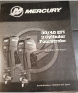 2016 Mercury Outboard 30 40 hp EFI 3 cylinder Service Shop Manual 90-8M0... - €123,64 EUR