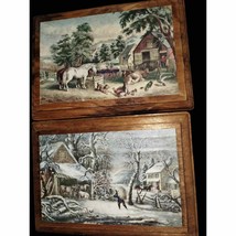 Beautiful old timey art paintings - $37.62