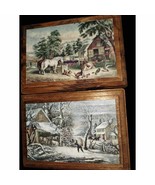 Beautiful old timey art paintings - £28.27 GBP