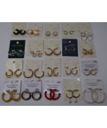 SUGARFIX Wild Fable A New Day TARGET Lot of 20 Pairs Hoop Style Earrings... - $29.69