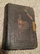 044 Old Antique Bible Old &amp; New Testament Eyre &amp; Spottiswoode Brass Clasp - £62.84 GBP