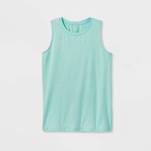 NEW All in Motion Girl&#39;s Studio Tank Top Aqua green XXL - £11.97 GBP