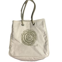 J. Jill Ivory Canvas Tote Bag with Rope Handle Shopping - $279.41 MXN