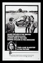 Two Lane Blacktop - 1971 - Movie Poster - £26.37 GBP