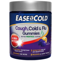 EASEaCOLD Cough, Cold &amp; Flu Gummies 40 Pastilles - £69.40 GBP