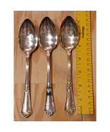 Vintage Oneida Community Par Plate Tablespoon Lot Of 3 Silverplated Floral - $20.32 CAD