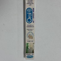 VINTAGE Oral-B 40 Toothbrush 1980s USA Soft Adult Tooth-Gum Brush Bristl... - £10.34 GBP