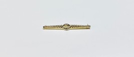 Vintage 1950&#39;s Gold-Filled Bar Pin Brooch with Genuine Diamond - $55.17