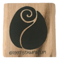 Stampin Up Rose Seasonal Solid Rubber Stamp Flower Garden Nature Card Ma... - $4.99