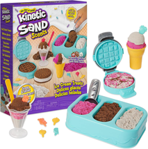 Kinetic Sand Scents, Ice Cream Treats Playset with 3 Colors of All-Natural Scent - £18.03 GBP