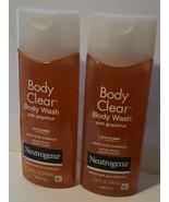 2 Neutrogena 6oz. Oil-Free Acne Wash Pink Grapefruit Facial Cleanser-8.5oz  - $411.04 MXN