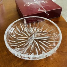 Gorham Star Blossom Crystal Glass Relish Dish Candy 7.5 Inches - £15.14 GBP