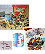 Lego Star Wars Bin &amp; Brickmaster Red tub &amp; HUGE Lot of LEGOS &amp; Figures +... - £46.85 GBP