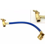 AC R134A Charging Recharging Hose W/ Valve Can Tap &amp; Bras Quick Connect ... - $11.99