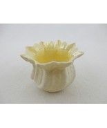 Rose Bowl Cache Pot Vase Nautilus IRISH BELLEEK Porcelain Brown Mark, 7t... - $24.45