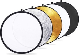 Etekcity 24-Inch (60-Cm) 5-In-1 Photography Reflector Multi-Disc, And Bl... - $43.96