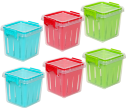 NEW! 2 Cooking Concepts Veggie Storage Fruit Containers Freezer Dishwash... - £11.76 GBP