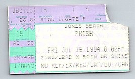 Phish Concerto Ticket Stub Luglio 15 1994 Jones Spiaggia di New York - $59.38