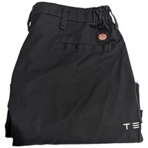 Tesla Work Pants Mens 36x34 Uniform Black Redcap Stretch Waist (Spot) - £24.96 GBP