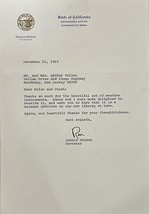 Président Ronald Reagan Signé Lettre Bas AC22608 - £1,218.85 GBP