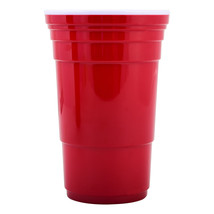 Reusable 32 oz Red Tumbler - BPA &amp; Phthalates Free, Dishwasher Safe - £9.70 GBP