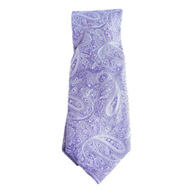 COUNTESS MARA Purple Augstin Tonal Paisley Silk Woven Classic Tie - £15.97 GBP