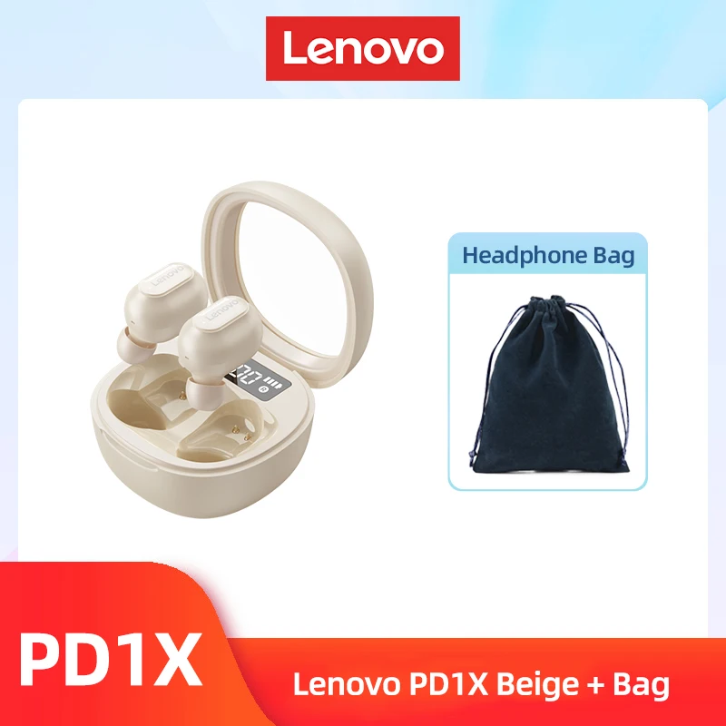   PD1X Pro Bluetooth 5.3 Earphones TWS Wireless Headset Smart Digital Display Ea - £12.99 GBP