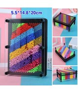 Rainbow 3D Plastic Pin Art Picture Impressions Gadget Frame Classic Chil... - $23.00 CAD