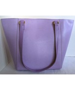 Vera Bradley Women Purse Bag Small Ella Tote LILAC Purple Genuine Leathe... - $4,659.43 MXN