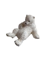 Safari LTD 1990 Polar Bear White Plastic Animal Figure Nature Wild Life Vintage - £9.22 GBP