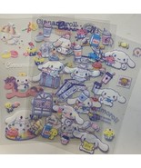 4 Sheets CINNAMOROLL Stickers Sanrio For Laptop Cell Phone - £10.30 GBP