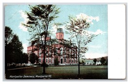 Montpelier Seminary Montpelier Vermont VT UNP DB Postcard XA6 - $2.92