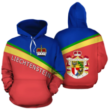 Liechtenstein Country Flag Hoodie Adults And Youth - £44.24 GBP