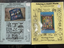 Cindy Taylor Clark Designs Block Sea Whimsies or Coloring A Child&#39;s Worl... - $7.00